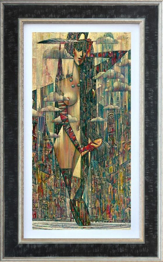 manhattan framed print by artist andrei protsouk