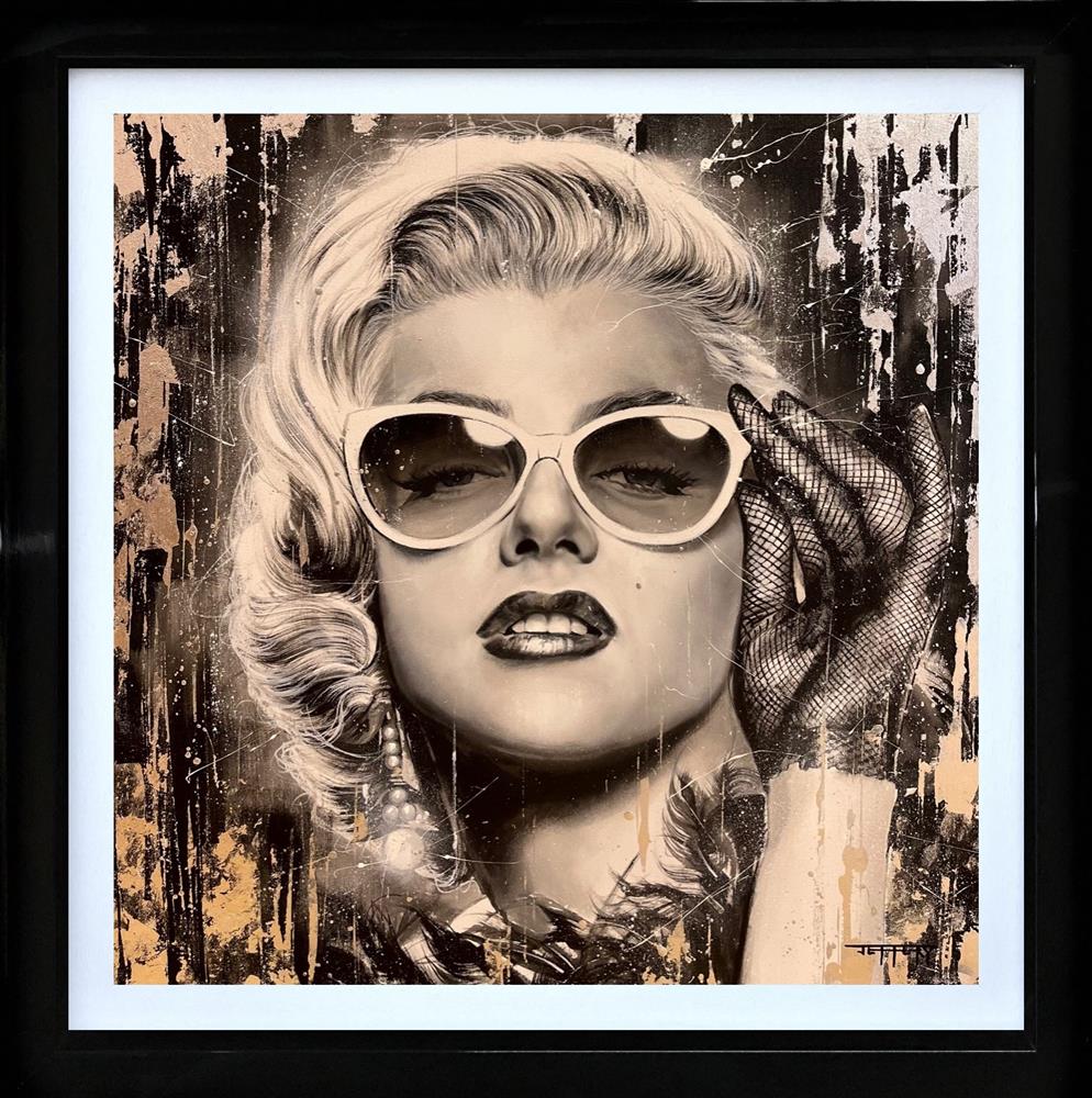 marilyn framed original by artist ben jeffery