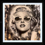 marilyn framed original by artist ben jeffery