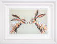 me and you framed print by artist ashley saunders