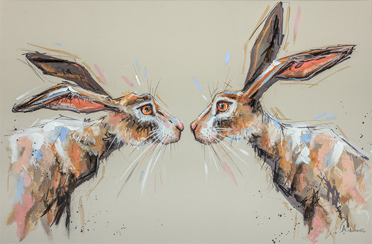 me and you print by artist ashley saunders