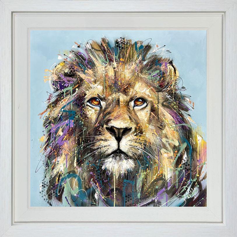 milo framed original by artist joe galindo