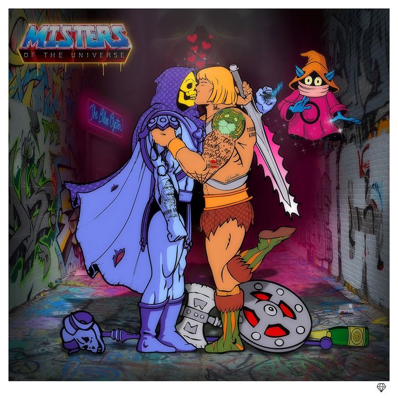 misters of the universe print by artist jj adams