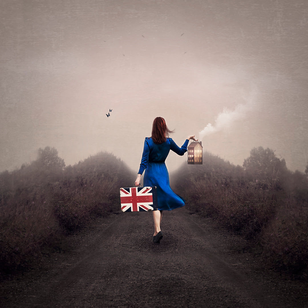 moving on again print by artist michelle mackie