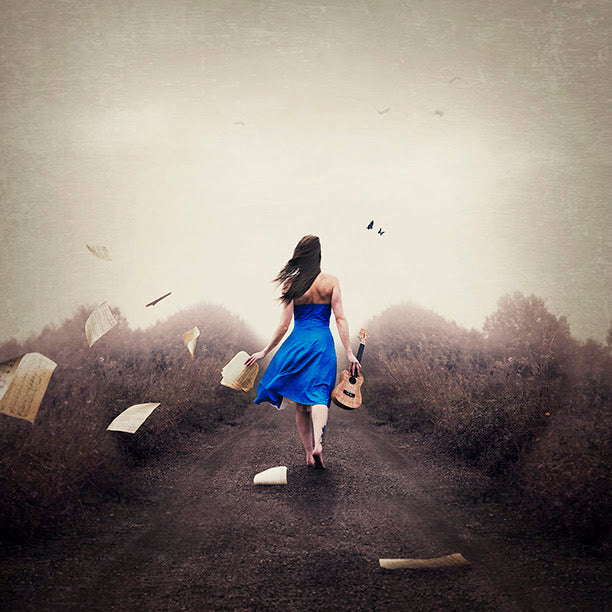 music in her soul print by artist michelle mackie