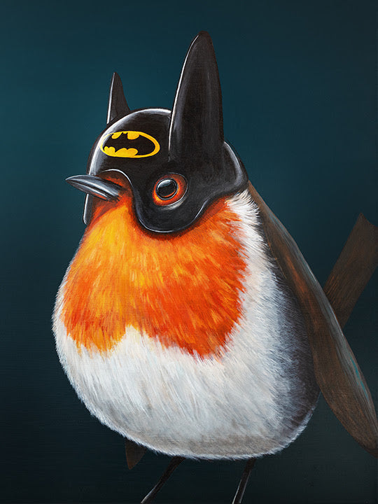 nobodys sidekick mounted print by artist angus gardner