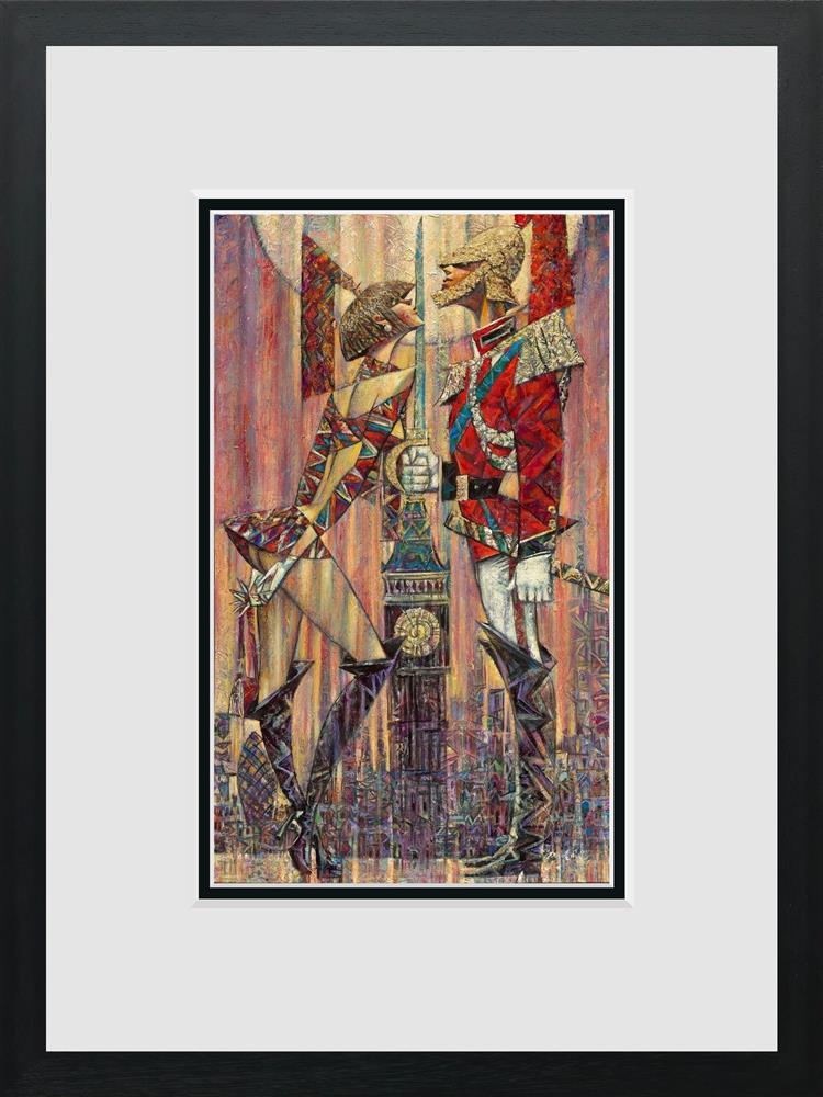 on guard retail exclusive framed print by artist andrei protsouk