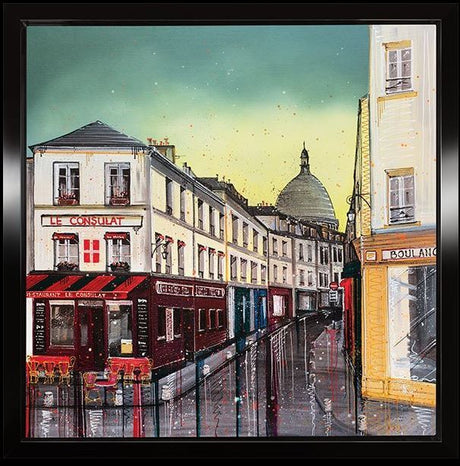 paris bien sur orignal framed by artist julie connor