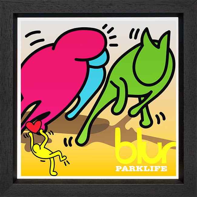 parklife print framed in black by artist tboy