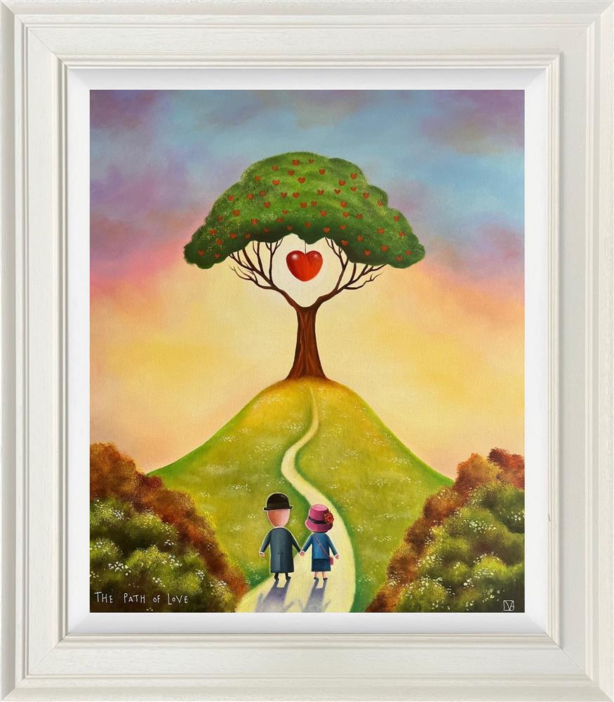 path of love framed print by artist michael abrams