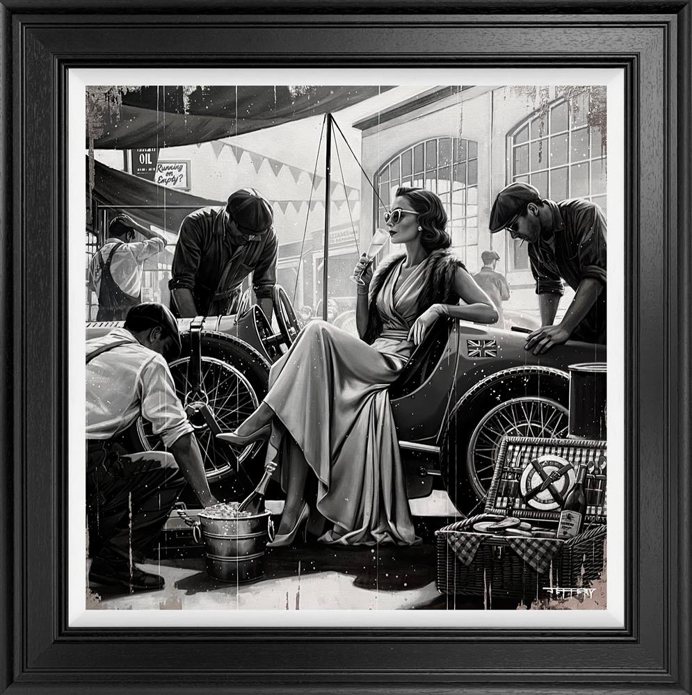 pit stop framed prin by artist ben jeffery