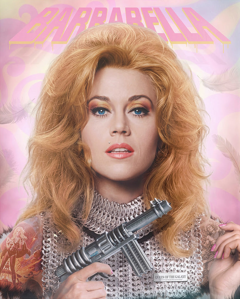 queen of the galaxy print mounted by artist jj adams