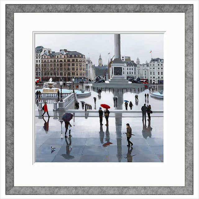 reflections framed print by jo quigley