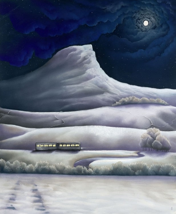 roseberry topping print by artist mackenzie thorpe