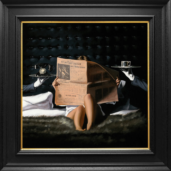 run the world collectors edition framed print by artist richard blunt