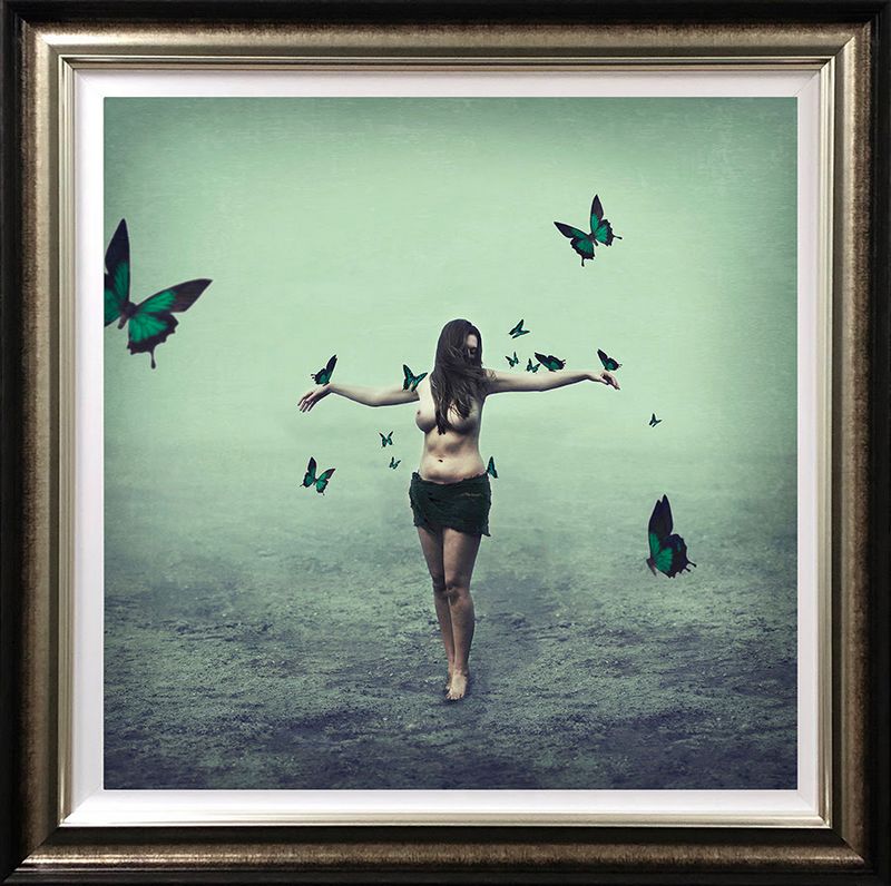 sacrifice deluxe framed print by artist michelle mackie