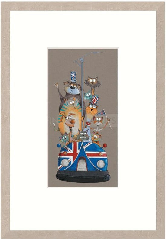 scream for speed i framed print by artist gary walton