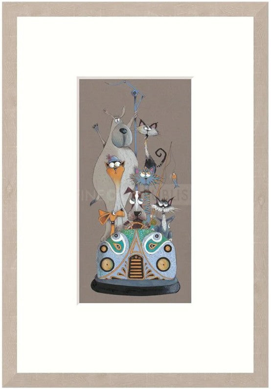 scream for speed ii framed print by artist gary walton