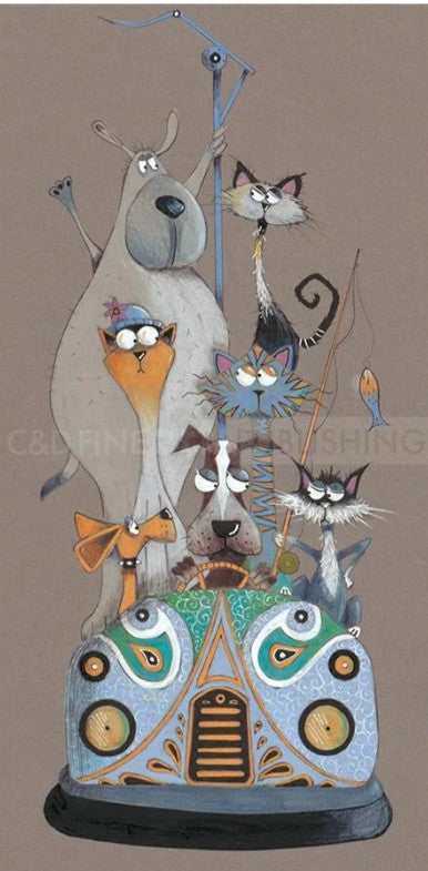 scream for speed ii print by artist gary walton