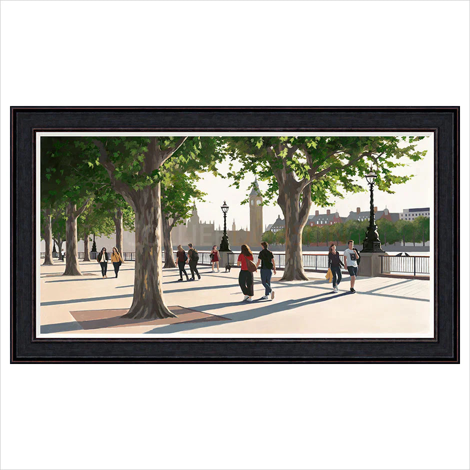 september afternoon soutbank framed print by artist jo quigley