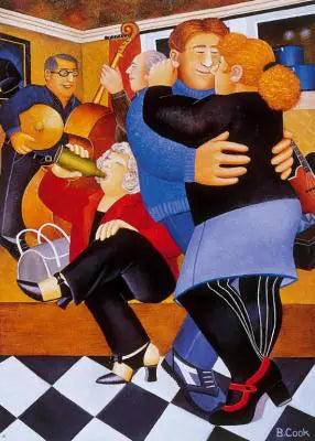shall we dance print by artist beryl cook