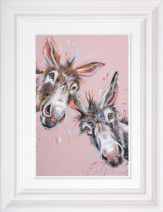 side by side framed print by artist ashley saunders