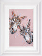 side by side framed print by artist ashley saunders