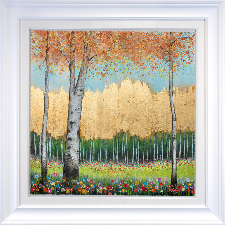 silver forest ii framed print by artist dale bowen
