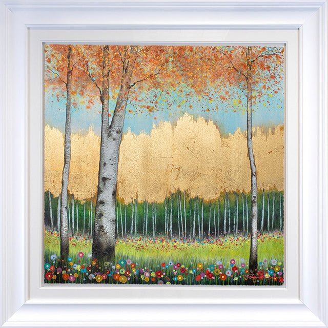 silver forest ii framed print by artist dale bowen
