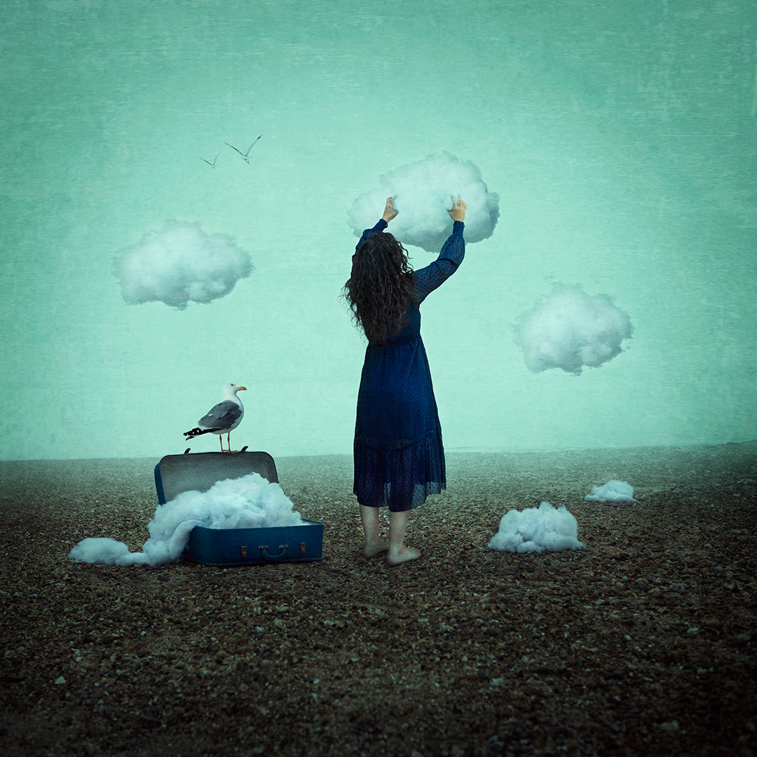 silver lining print by artist michelle mackie