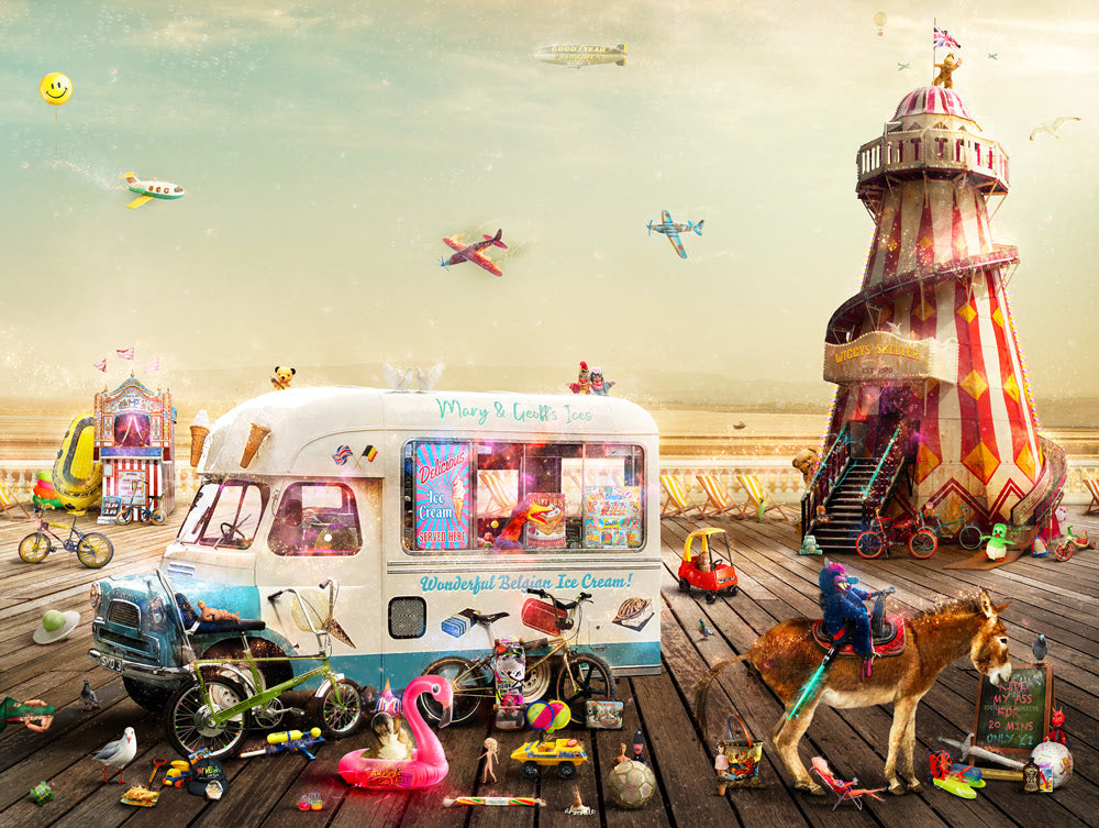 skools out 3 print by artist mark davies