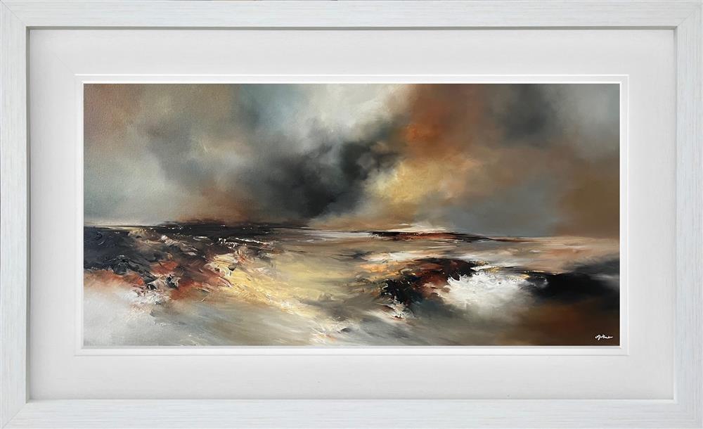 solitude framed original by artist alison johnson