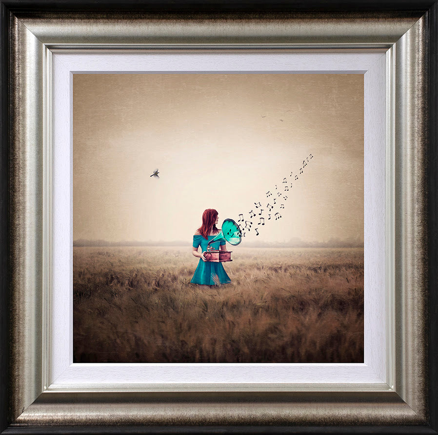 sound of summer framed print by artist michelle mackie