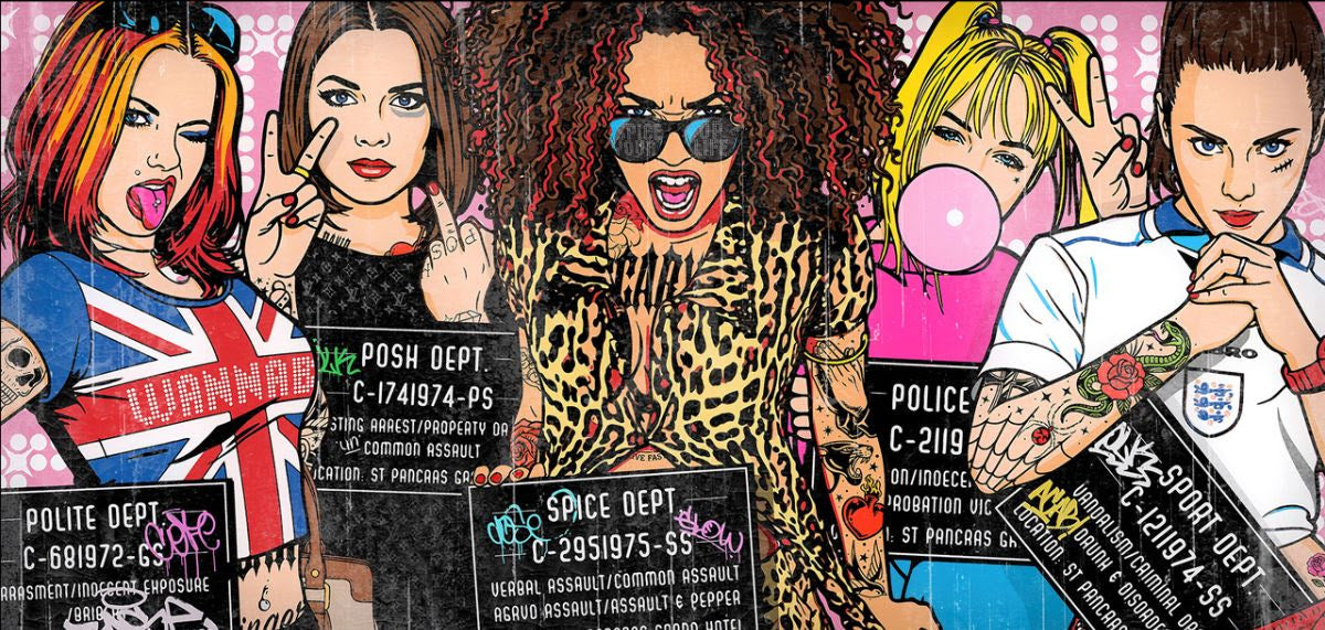 spice up your life print mounted by artist jj adams