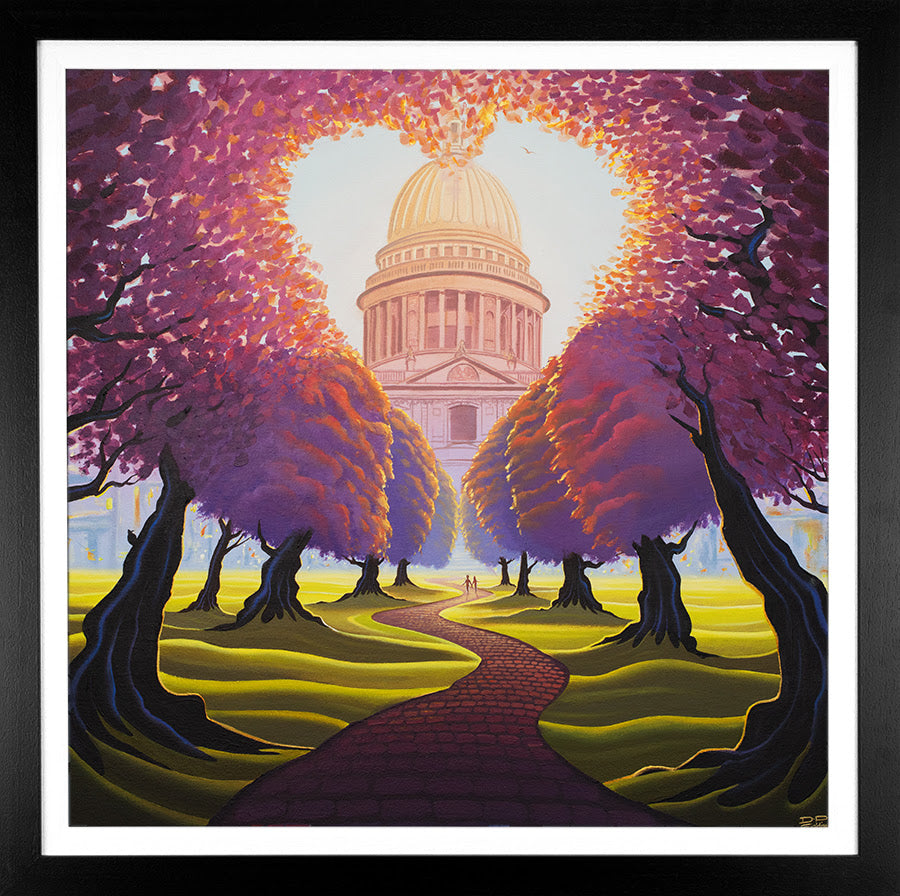 st pauls romance framed deluxe edition by artist derrick fielding