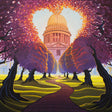 st pauls romance mounted print by artist derrick fielding