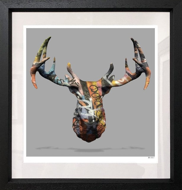 Stag Head Graffiti (Small)