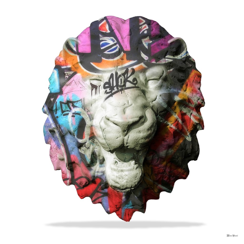 Lion Head Graffiti (Small)