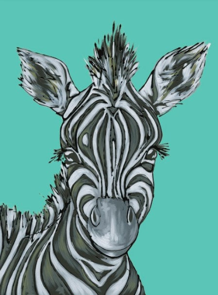 stripey wonder mounted print by artist amy louise
