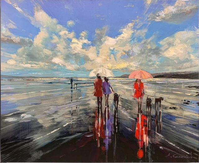 summer at the sea print by artist ewa czarniecka