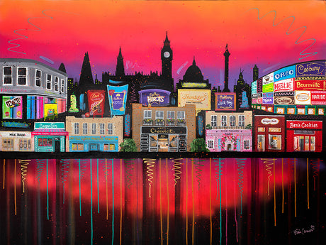 sweet symphony original framed by artist julie connor