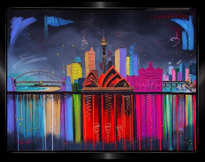 sydney well meet again original framed by artist julie connor