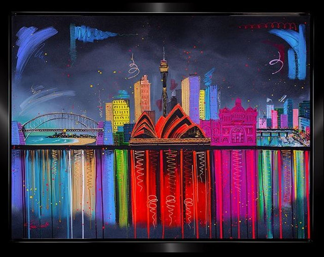 sydney well meet again original framed by artist julie connor