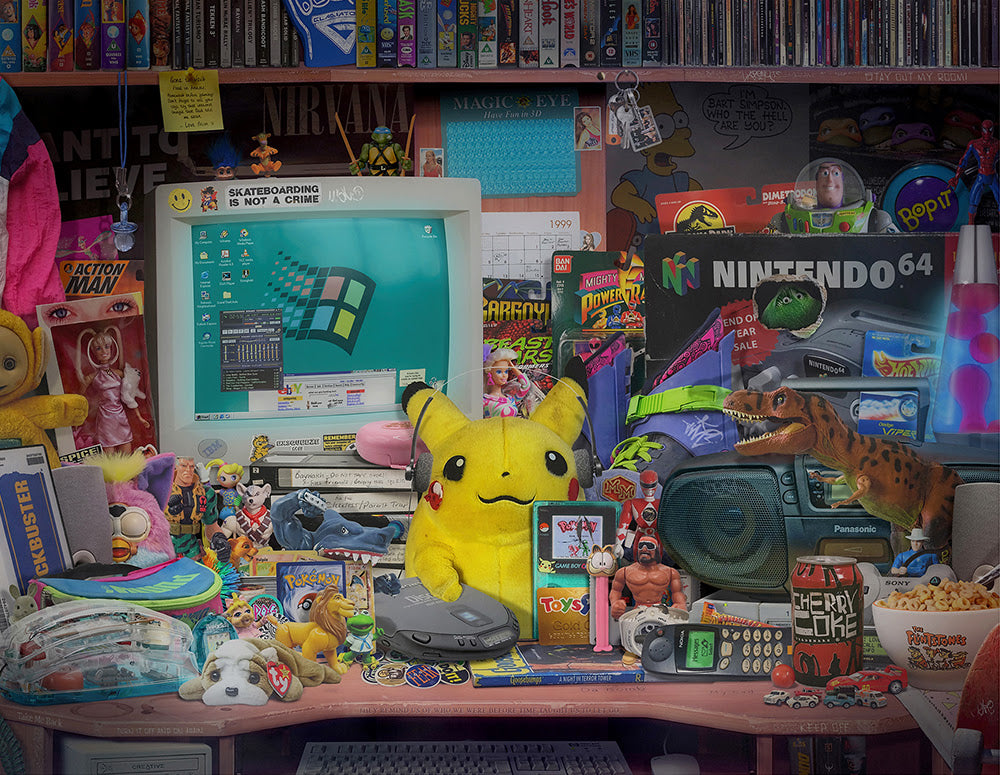 take me back to the 90s print by artist jj adams