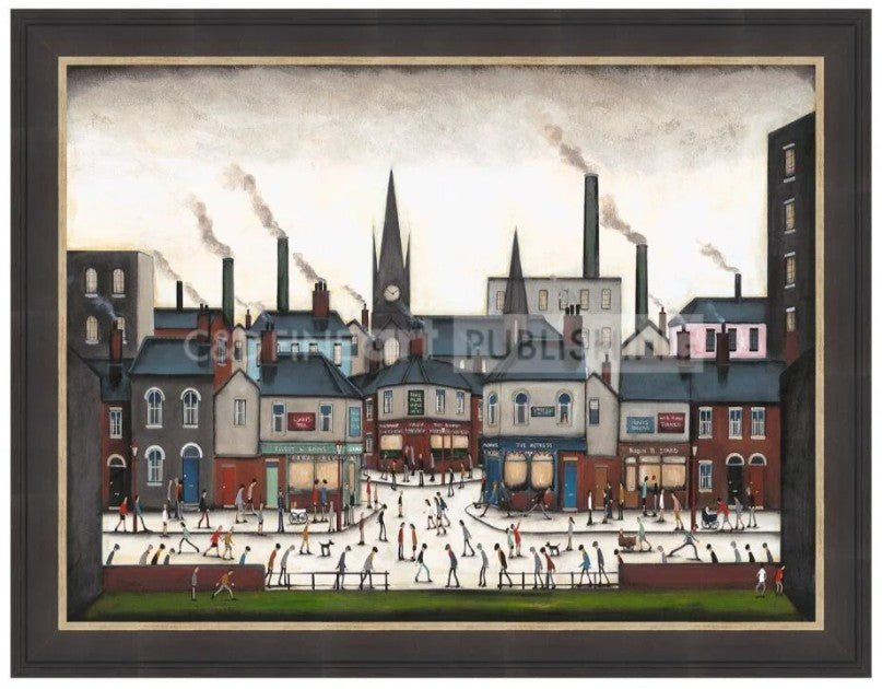 ten to two framed print by artist sean durkin