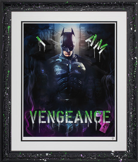 the bat studio stencil colllection variation 2 framed print by artist jj adams