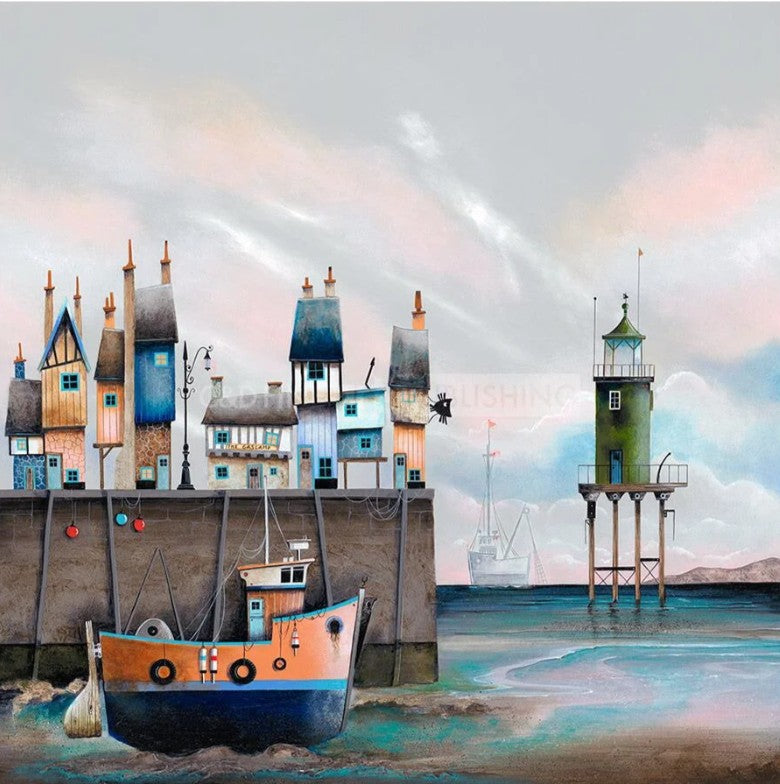 the gaslamp print by artist gary walton