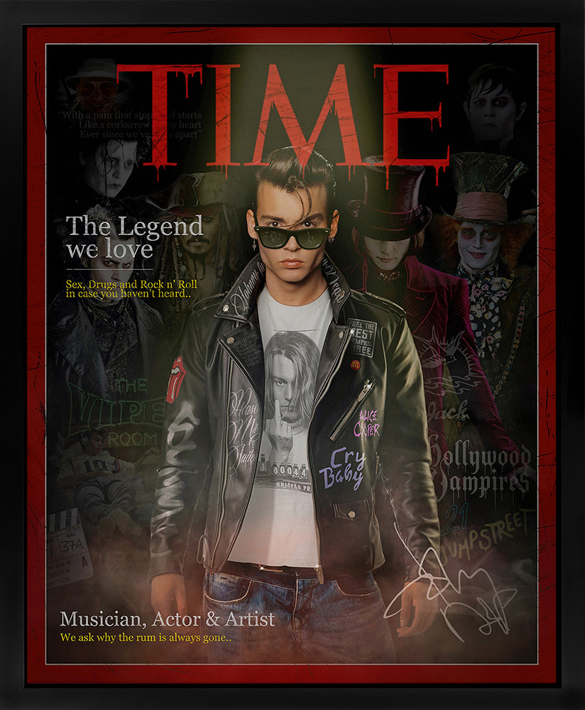 the legend we love framed original by artist jj adams