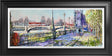 the morning commute framed original by artist nigel cooke