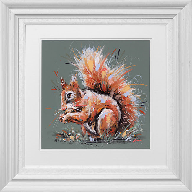 the nutcracker framed pastel original by artist asheley saunders